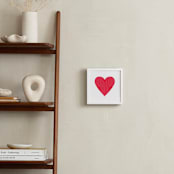 "Heart Boston" - Art Print in Watermelon by Katherine Moynagh - In a Room