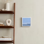 "Soft Cloud Swell" - Art Print in Bay Blue by Emma Ballou - In a Room