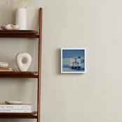 "Toronto Lakefront Zamboni" - Art Print in Cerulean Blue by Annie Seaton - In a Room