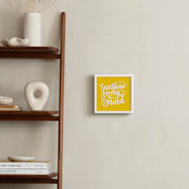 "Sunshine on my mind" - Art Print in Yellow by Luz Alliati - In a Room