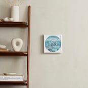 "Mineral 04" - Art Print in Ocean Reef by Lily Hanna - In a Room