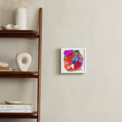 "Carnival Colors" - Art Print in Candy Apple Red by Lisa McLean - In a Room