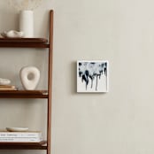 "Ink Patch" - Art Print in ink blue by Michelle Waldie - In a Room