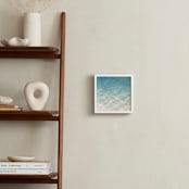 "White Sand" - Art Print in Turquoise by Laura Browning - In a Room