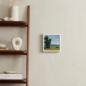 "Field Day" - Art Print in Field Green by Lindsay Megahed - In a Room