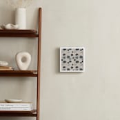 "Dalmatian Dots" - Art Print in Neutrals by Melissa Marcarelli - In a Room