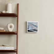 "Ocean Foam" - Art Print in Tidal Blue by Kate Ross - In a Room