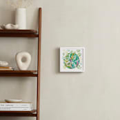 "Botanical Collage" - Art Print in Foliage by Laura Bolter - In a Room