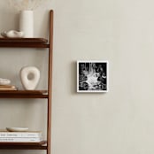"Water and stones" - Art Print in Black and white by NSMARK - In a Room