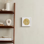 "Golden Moon" - Art Print in Gold Shimmer by Emily Magone - In a Room