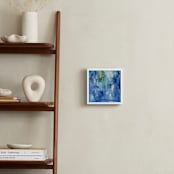 "Urban Nylons" - Art Print in Ocean Blue by Emily Magone - In a Room
