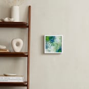 "Aquamarine No. 2" - Art Print in Aquamarine by 2birdstone - In a Room