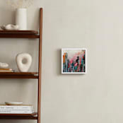 "Magical City" - Art Print in Blush Pink by Melanie Biehle - In a Room