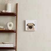"Pug" - Art Print in Original by iamtanya - In a Room