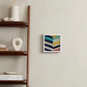"Weathered Angles" - Art Print in Midnight by Lindsay Megahed - In a Room