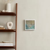 "Soothe" - Art Print in Aquamarine by Emily Magone - In a Room