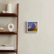 "Plum Dusk" - Art Print in Ripe Plum by Carol C. Young - In a Room