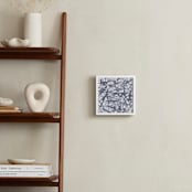 "Gray Thorns" - Art Print in Steel Gray by Kim Colthurst Johnson - In a Room