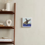 "Wyatt, at Sunset" - Art Print in Cerulean by Annie Seaton - In a Room