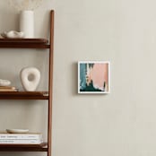 "Spring Print" - Art Print in Peach by Kara Schlabaugh - In a Room