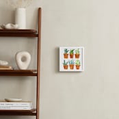 "Home garden" - Art Print in Natural green by Alexandra Dzh - In a Room
