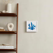"Blue Coral" - Art Print in Caribbean Blue by Charlene Landry - In a Room