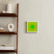 "Sun in the dust. Variations 45" - Art Print in Yellow and Green by Arash Fattahi Acosta - In a Room