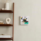 "abˈstrakt" - Art Print in Gray on Color by Augusto Paolo Bringas Dizon - In a Room