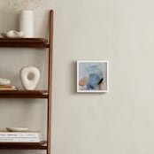 "Unbound" - Art Print in Blue gray by Arohika Verma - In a Room