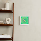 "Sun in the dust. Variations 35" - Art Print in Turquoise Sun by Arash Fattahi Acosta - In a Room