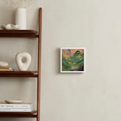 "Winds of Change by Stacy Kron" - Art Print in Leafy Green by Stacy Kron - In a Room