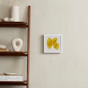 "Mustard" - Art Print in Mustard Yellow by Nicole Winn - In a Room