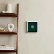 "Sun in the dust. Variations 41" - Art Print in Dark Aqua by Arash Fattahi Acosta - In a Room