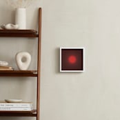 "Sun in the dust. Variations 5" - Art Print in Intense Red by Arash Fattahi Acosta - In a Room