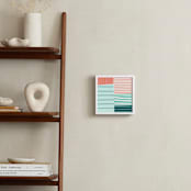 "Holding Space Two" - Art Print in Aqua by Katie Craig - In a Room