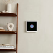 "Sun in the dust. Variations 51" - Art Print in Black Blue Red by Arash Fattahi Acosta - In a Room