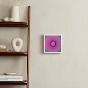 "Sun in the dust. Variations 31" - Art Print in Blue and Magenta by Arash Fattahi Acosta - In a Room