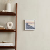 "Early Glow" - Art Print in salmon by Debra Pruskowski - In a Room