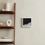 "Rectangle with a Square" - Art Print in coal by Kamala Nahas - In a Room