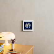 "Moon Landing" - Art Print in Navy Blue by Hi Adelaide - In a Room