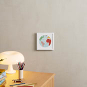 "Wonderful World" - Art Print in retro rainbow by Jessie Steury - In a Room