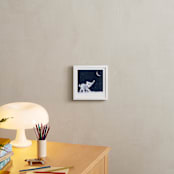 "Moon Balloon" - Art Print in Midnight Blue by Maja Cunningham - In a Room