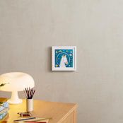 "Space Unicorn" - Art Print in Hawaiian Teal by Stellax Creative - In a Room