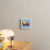"Cement truck boy art" - Art Print in cement yellow red truck by Rebecca Marchese - In a Room