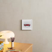 "Fire Truck Grey -1" - Art Print in Grey Skys by Rebecca Marchese - In a Room
