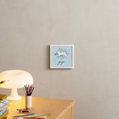 "Bunny Bye" - Personalized Art Print in Candy by Tishya Oedit - In a Room