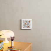 "Fox + Flowers" - Art Print in Chesnut Brown by Coit Creative - In a Room