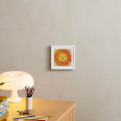 "King of the Jungle" - Art Print in Orange by Lori Wemple - In a Room