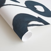 "XO Sol" - Wall Mural in Midnight by Michelle Owenby Design - Close-up