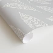 "Flowing Leaves" - Wall Mural in Fog by Brandy Folse - Close-up